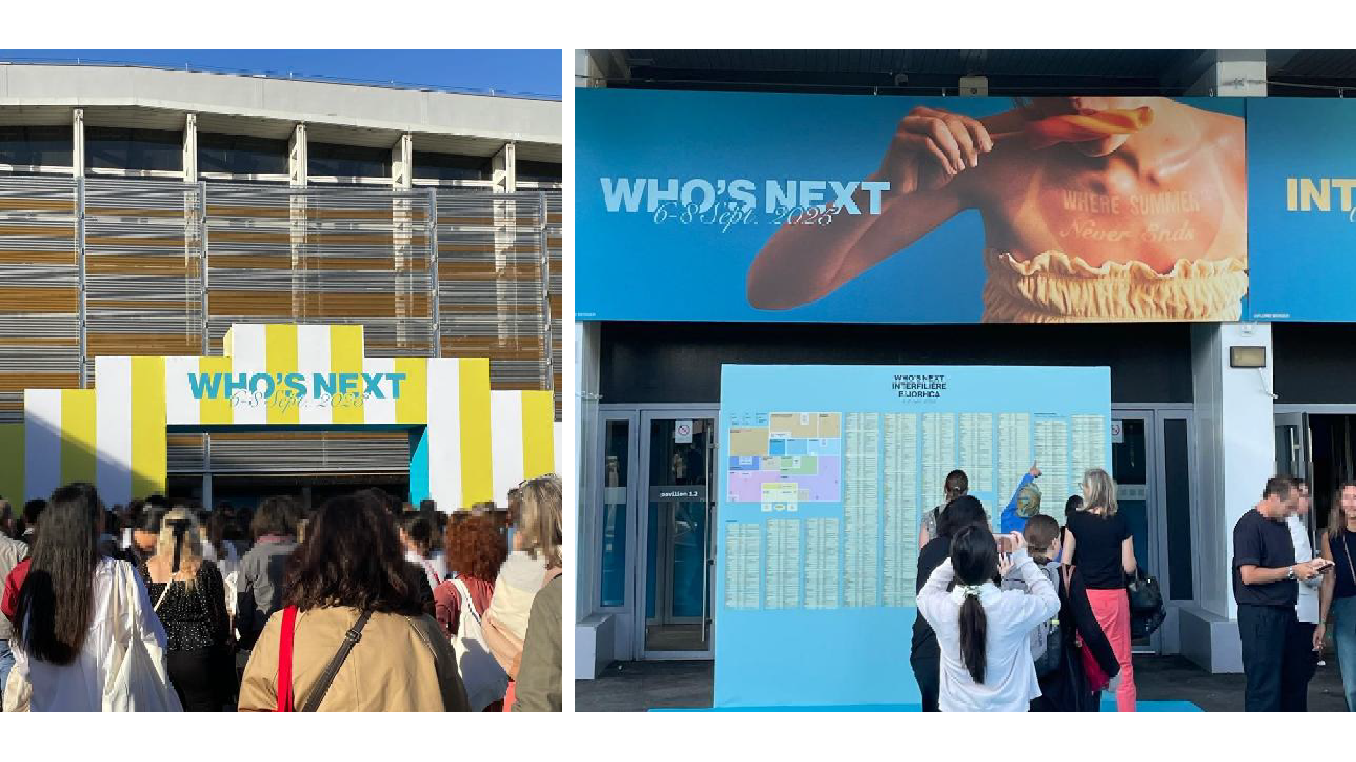 合同「WHO’S NEXT」の会場入り口